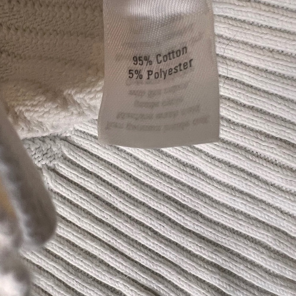 Semantiks Knit Short‎ Sleeve Cardigan Top Button Down Collared Sweater Cream - Picture 10 of 10